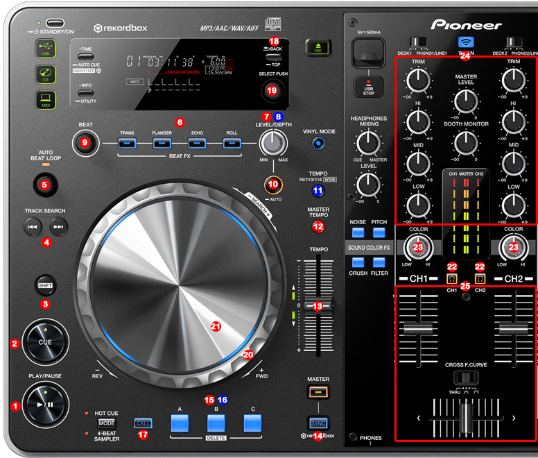 Pioneer XDJ-R1 DJシステム 本体 Pioneer XDJ-R1 DJシステム 本体