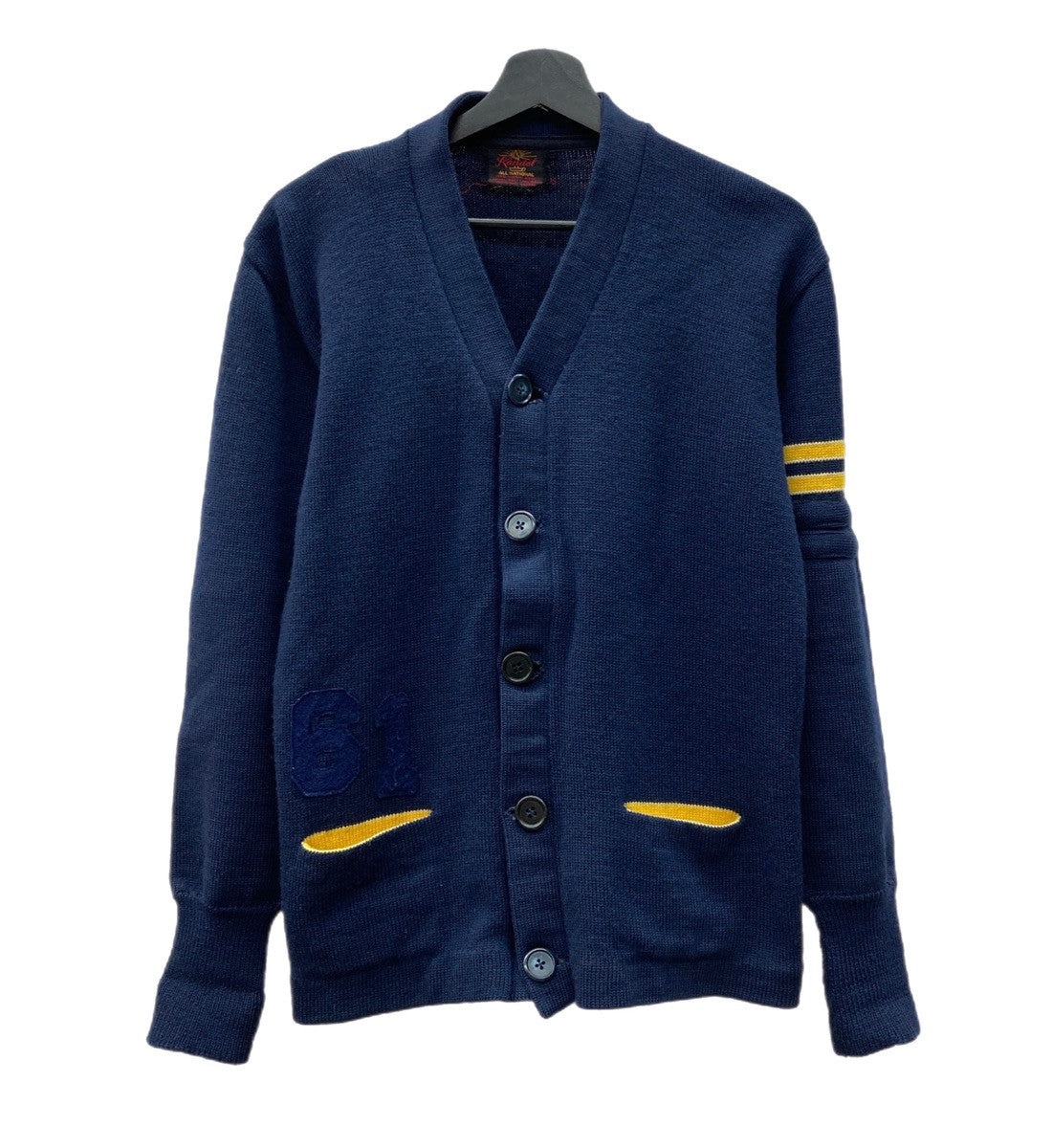 ヴィンテージ vintage 60s 60年代 Kandel レタードカーディガン ニット