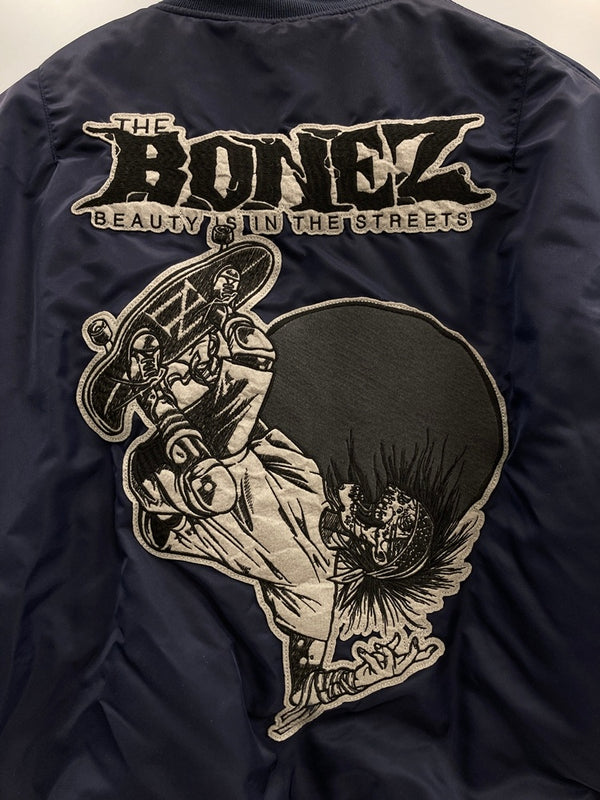 ザ ボーンズ The BONEZ 10周年記念 MA-1 3rd edition ミリタリー