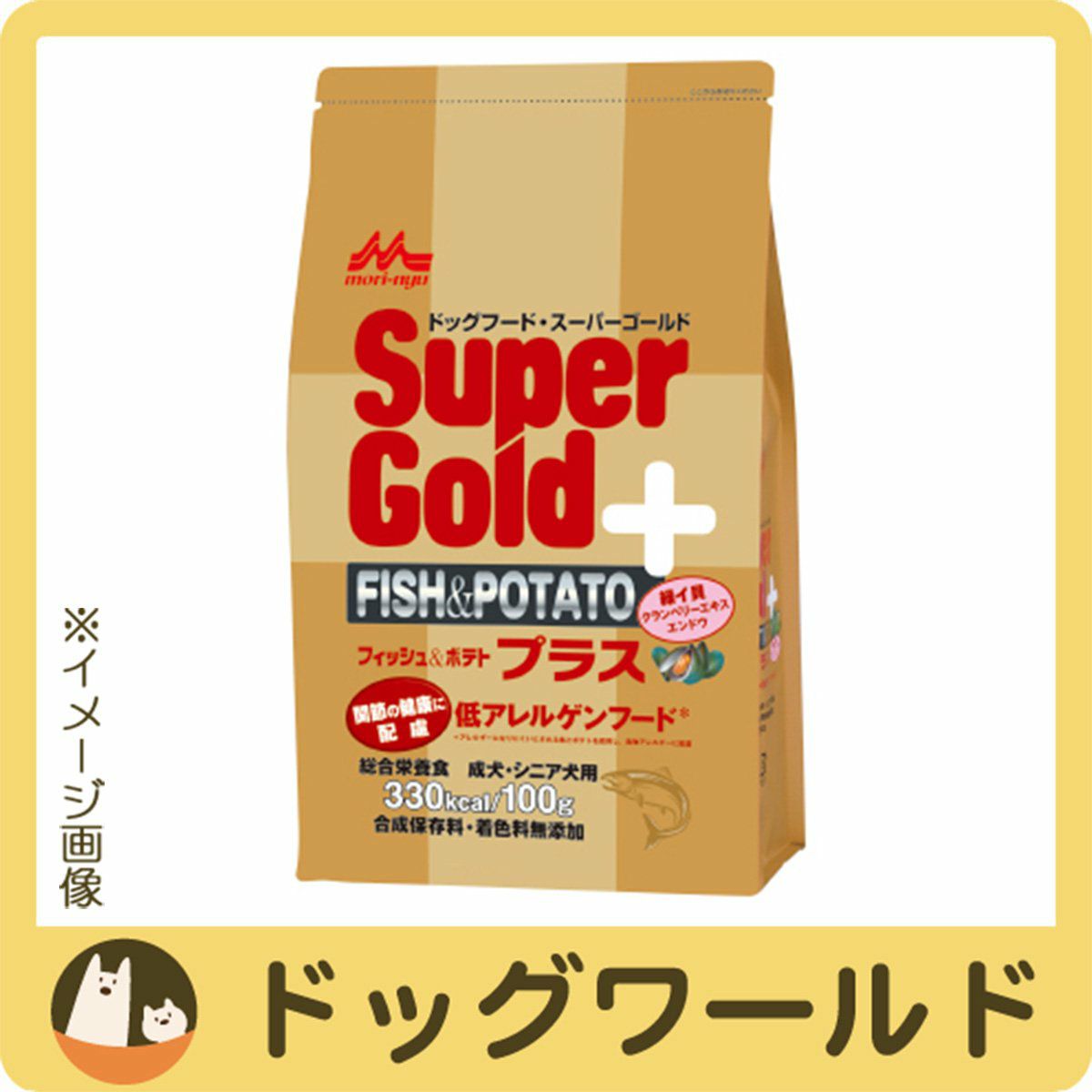森乳☘️スーパーゴールドフィッシュ＆ポテト 子犬成犬15kg ブリーダー