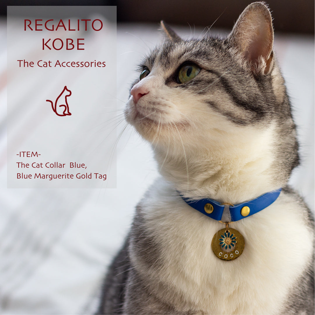 セーフティーバックル採用の本革ネコ首輪 The Cat Collar – dog label Kobe