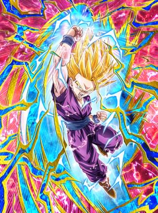 ドッカンバトル】『死闘に臨む決意』超サイヤ人2孫悟飯(少年期)[超知