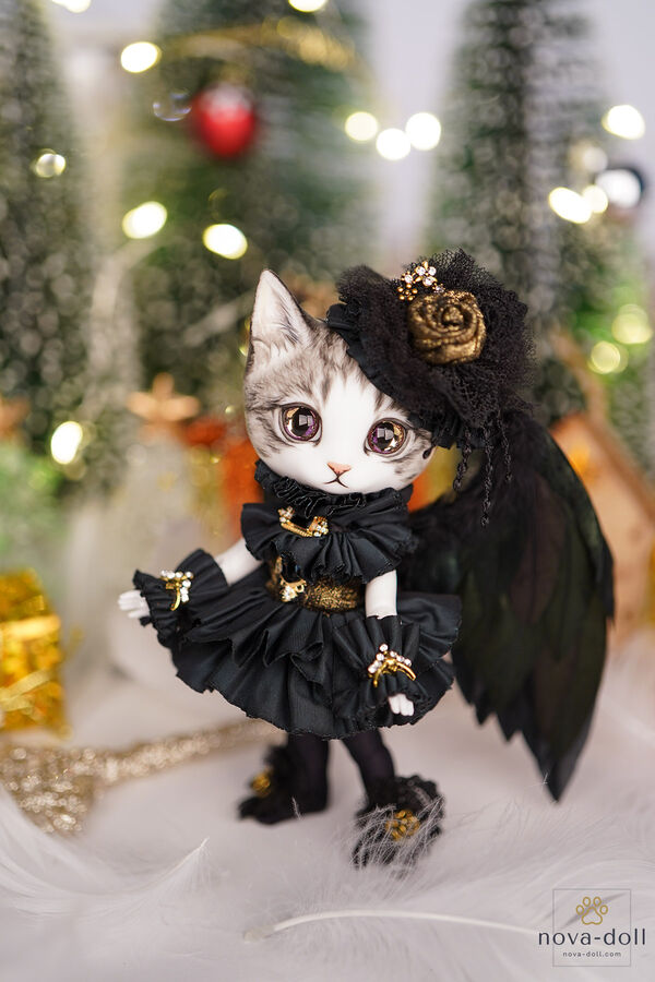 海外作家様作 猫の赤ちゃん アートドール 海外作家様作 猫の赤ちゃん