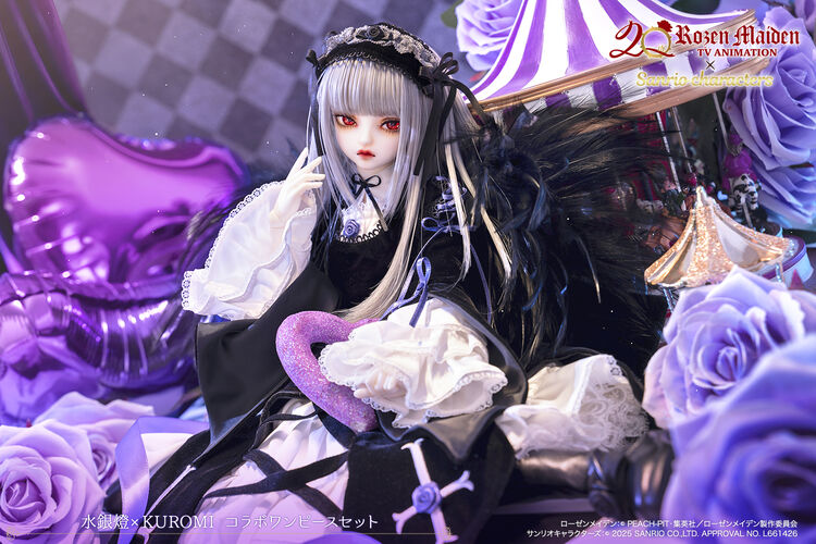 ローゼンメイデン×サンリオ ドール衣装 コラボワンピース 水銀燈