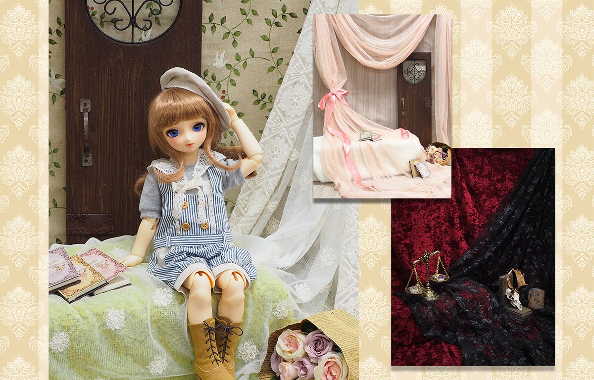 背景布 【 屋内I 】 サンプル ドール、ニューボーンフォト撮影用