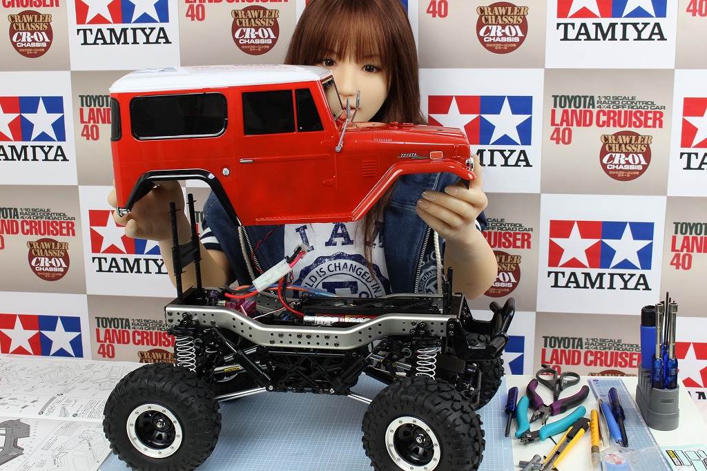 タミヤ CR-01 フルセット ランドクルーザー 赤 ランクル ラジコン