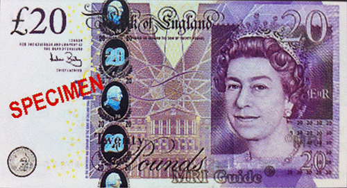 イギリス 旧紙幣(ポンド)セット 旧イギリス紙幣 £20×5枚