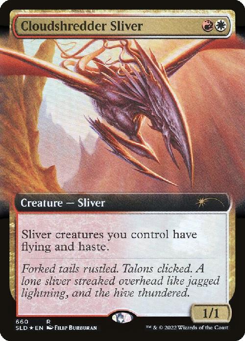 MTG 斬雲スリヴァー Foil TSR 旧枠仕様 日本語 MTG 斬雲スリヴァー Foil