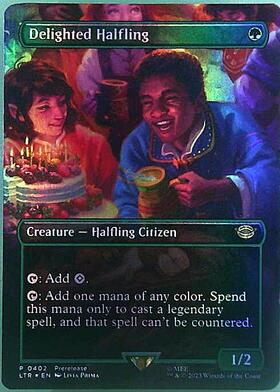 喜ぶハーフリング foil MTG 喜ぶハーフリング/Delighted Halfling 日本