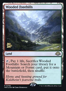 MH3)Wooded Foothills(ボーダーレス)(0361)(F)/樹木茂る山麓 | (FOIL
