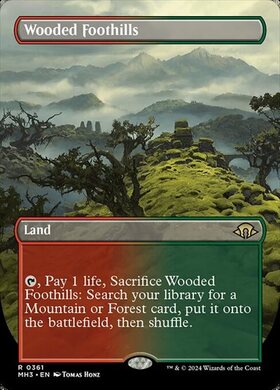 mtg 樹木茂る山麓 英語2枚セット サインド mtg 樹木茂る山麓 英語2枚