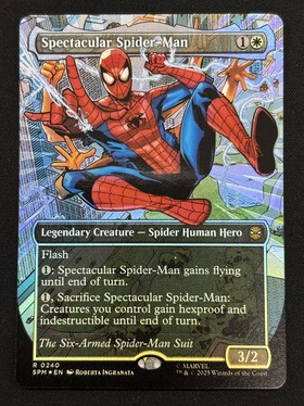EN】【Foil】ボーダーレス スペクタキュラースパイダーマン プレリ