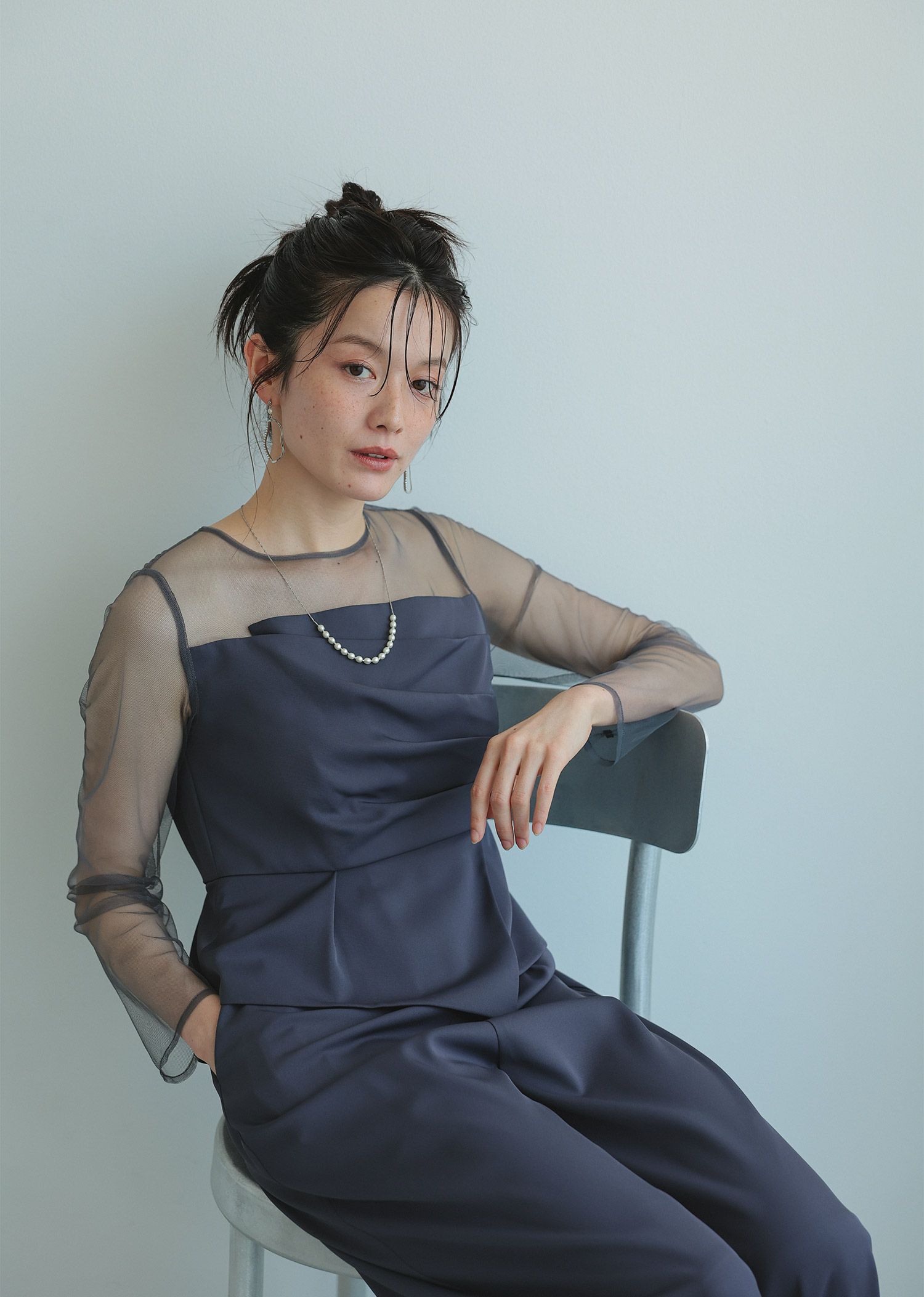 Lace layered rap pants dressのドレス|Dorry Doll / LE'RURE