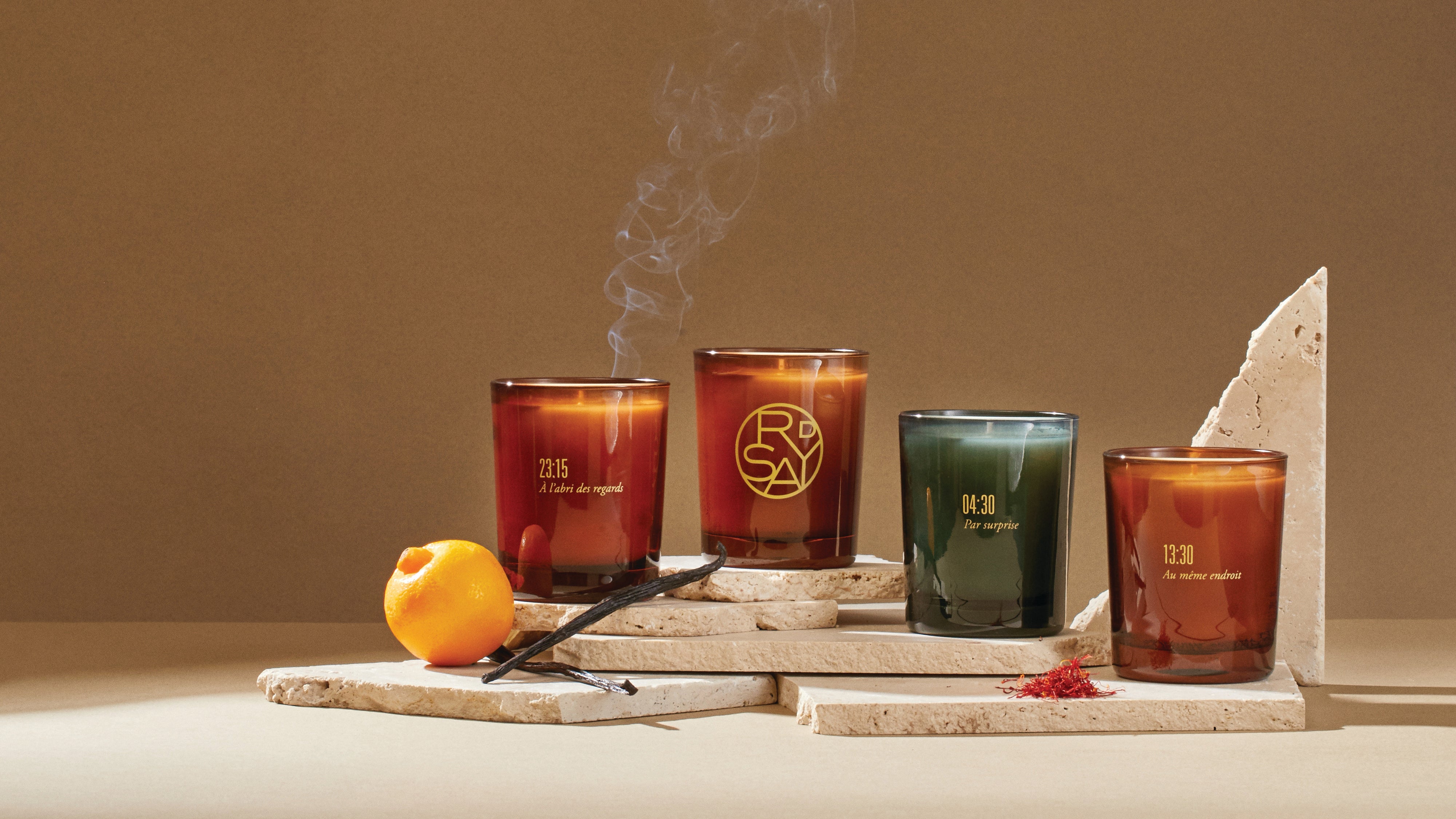 フレグランスオブジェ D,ORSAY オルファクトリーコラム トラバーチン