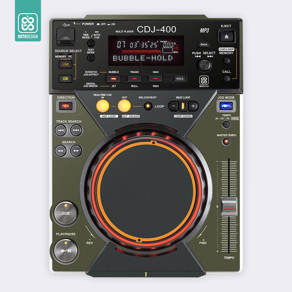 Skin Pioneer CDJ-400
