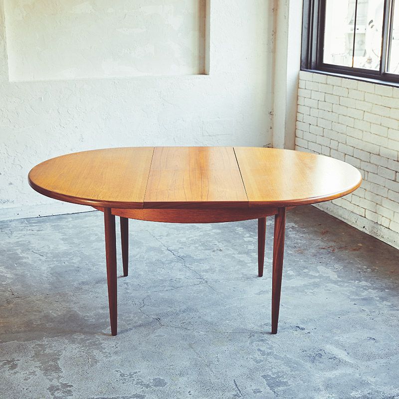 ビンテージラウンドサイドテーブル ローテーブルコーヒーテーブル剥離