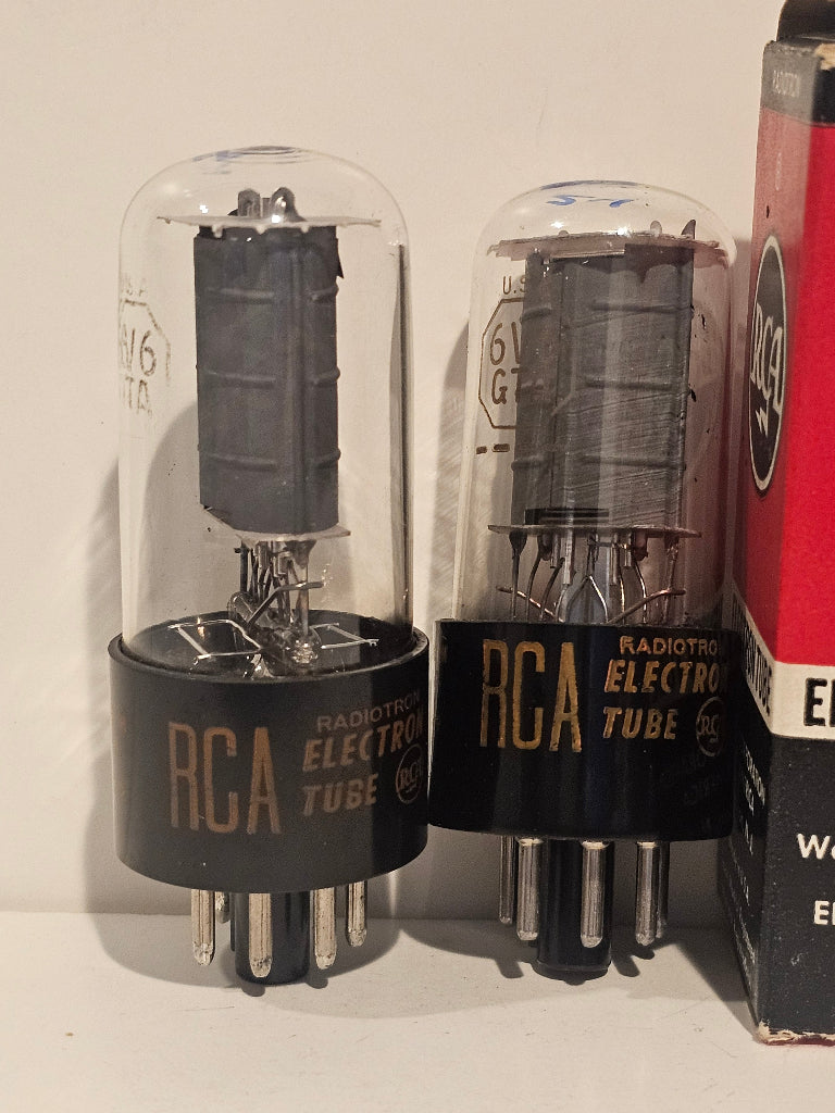 RCA 6V6GTA matched pair – Doug's Tubes
