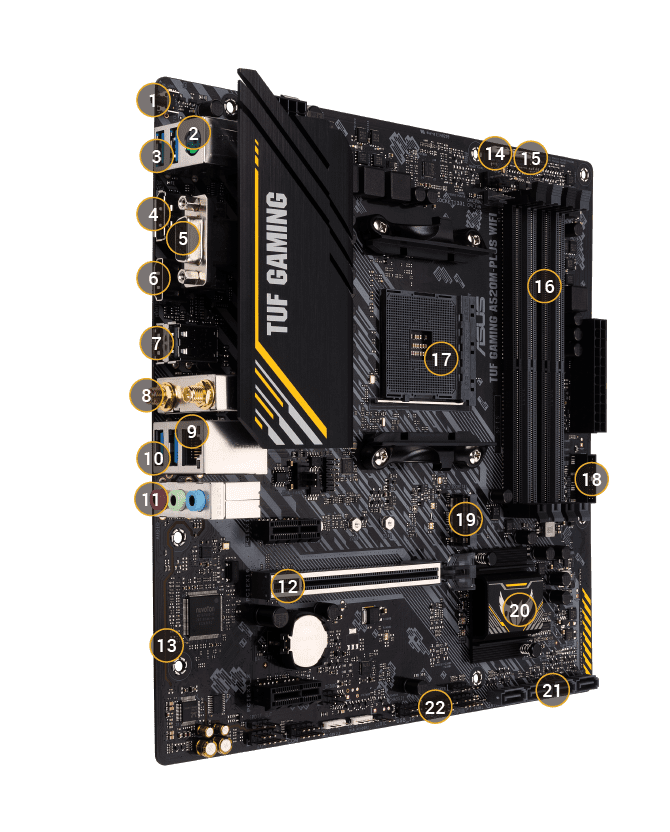 TUF GAMING A520M-PLUS WIFI｜Motherboards｜ASUS USA