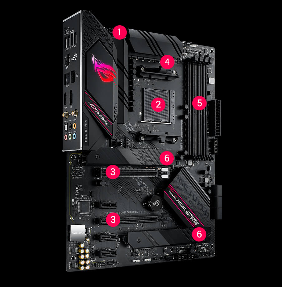 ROG STRIX B550-F GAMING (WI-FI) | Motherboards | ROG United States