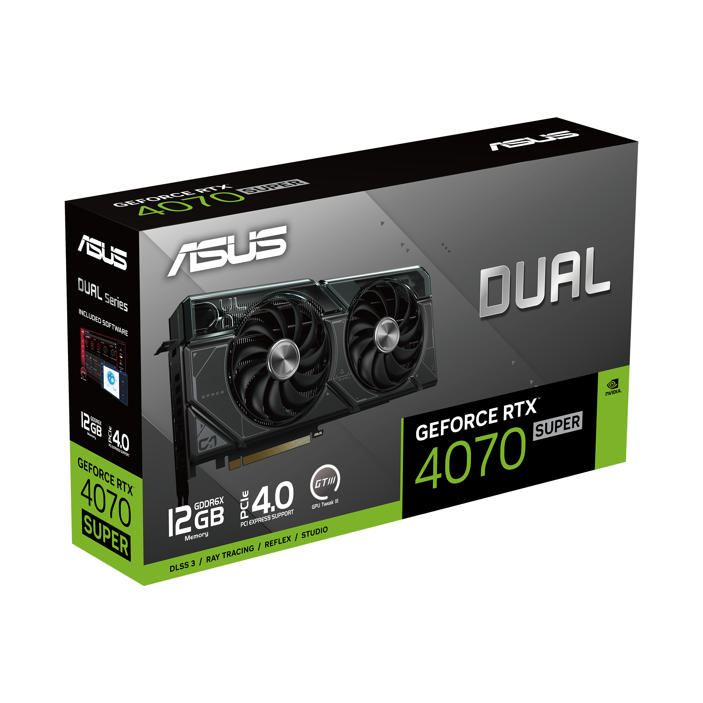 ASUS Dual GeForce RTX™ 4070 SUPER 12GB GDDR6X | Graphics Card