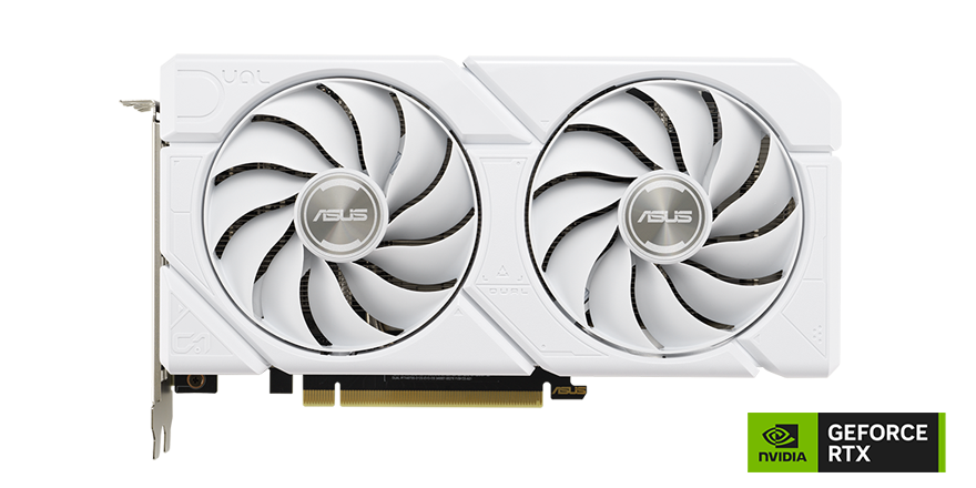 ASUS Dual GeForce RTX™ 4070 SUPER EVO White OC Edition
