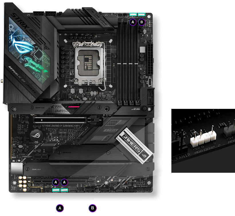ROG STRIX Z690-F GAMING WIFI | ROG Strix | Gaming Motherboards