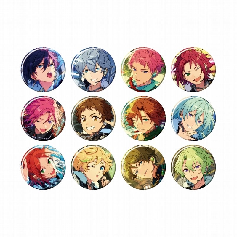 ヒナ】あんスタ 花の契約 中国 缶バッジ 真白友也 20個 真白友也 花窓