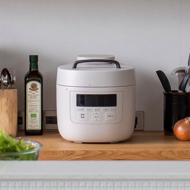 siroca シロカ 電気圧力鍋 4リットル SP-4D151 ホワイト 未使用！取説