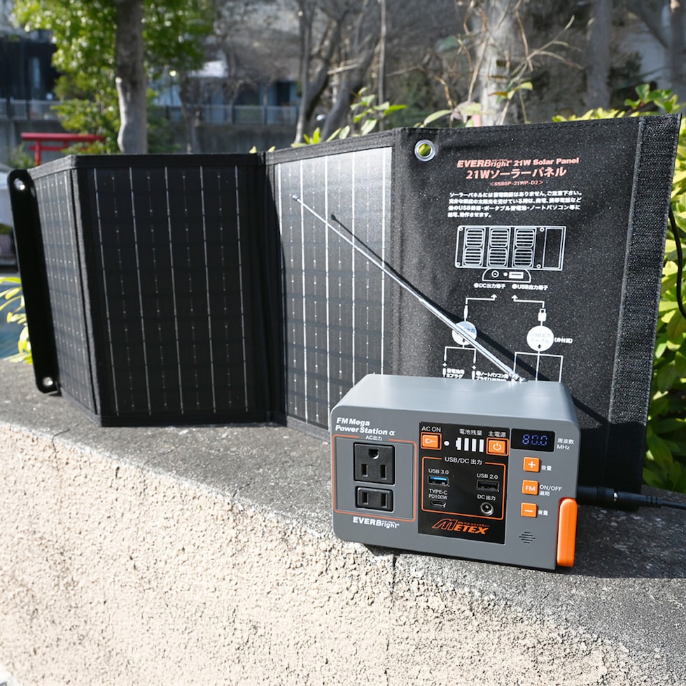 メガパワーステーション ソーラーパネル エバーブライト メガパネ