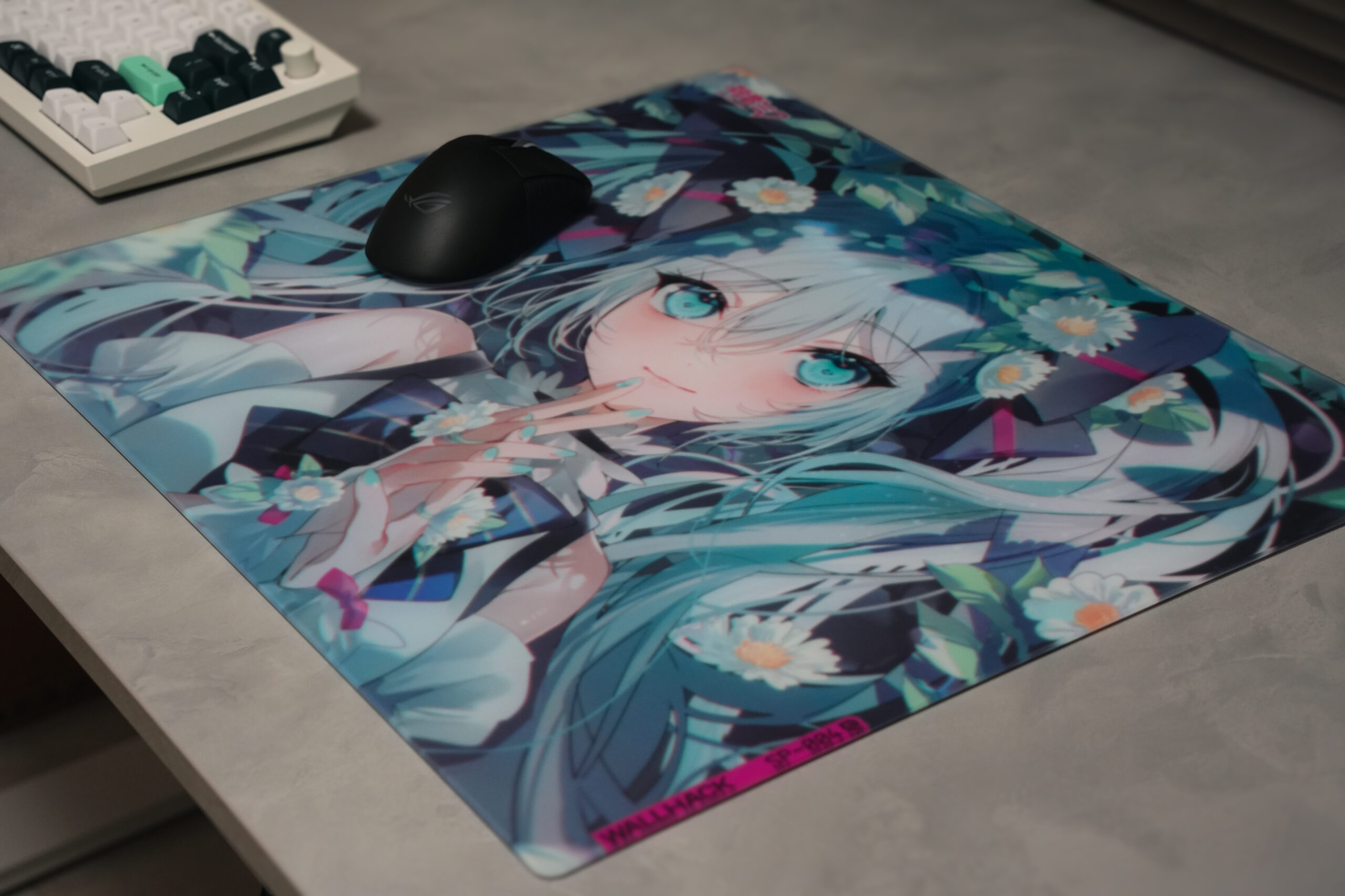 コレクション WALLHACK sp-004 初音ミク ガラスマウスパッド WALLHACK