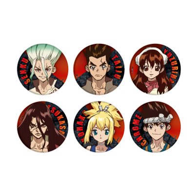 缶バッジ「Dr.STONE」01/ボックス（全6種） - GOODS｜アニメ「Dr