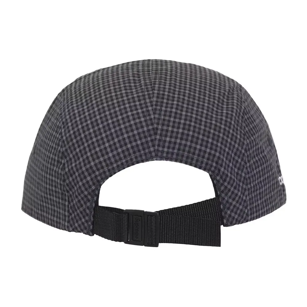 Boné Supreme Cordura Plaid Camp Cap Black - Droper
