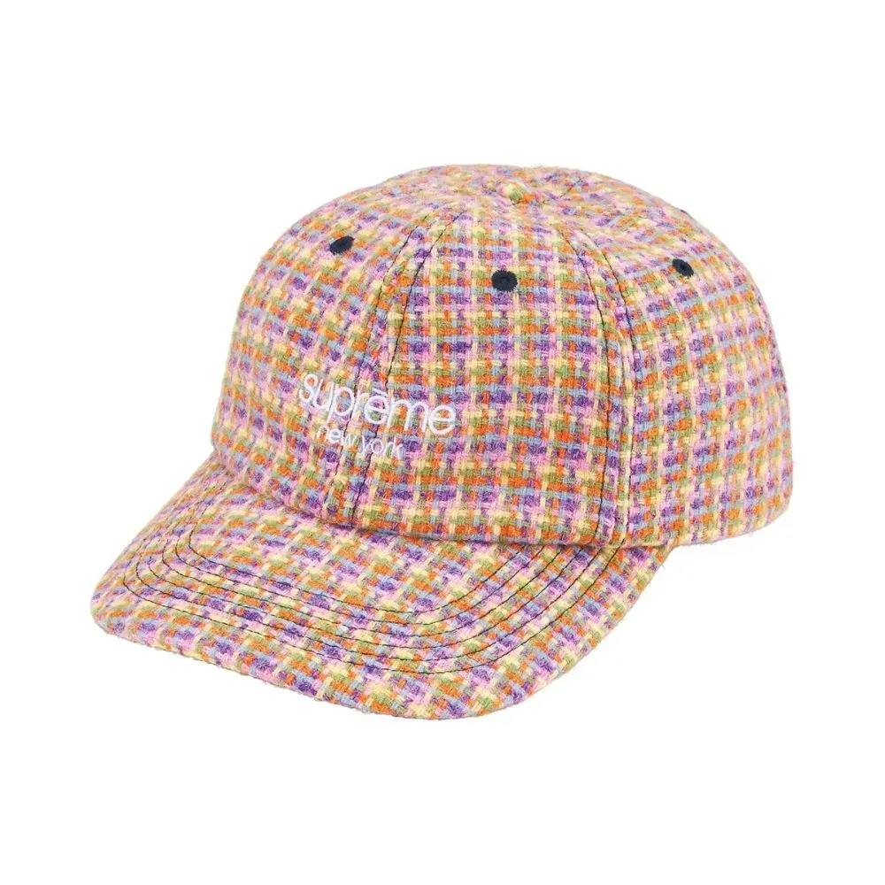 Harris Tweed x Supreme Boné 6-Panel Yellow FW25-W15 - Droper