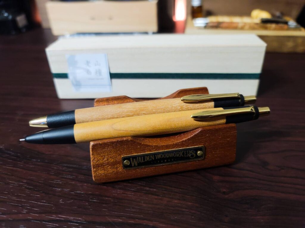 老山白檀】野原工芸×山田松香木店の新型シャーペンをレビュー