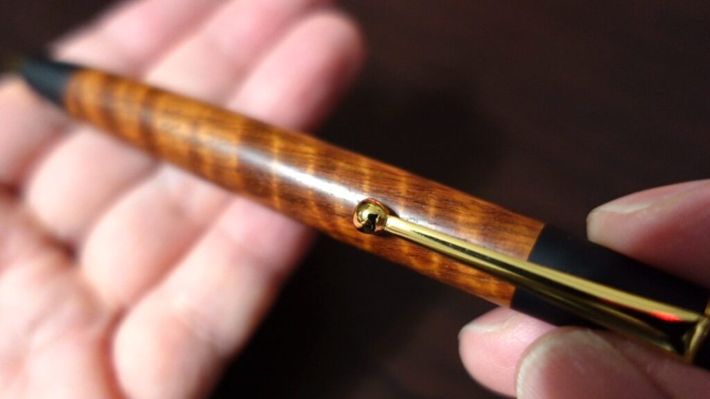 野原工芸】本花梨虎杢 スタンダードボールペン 限定樹種を開封レビュー