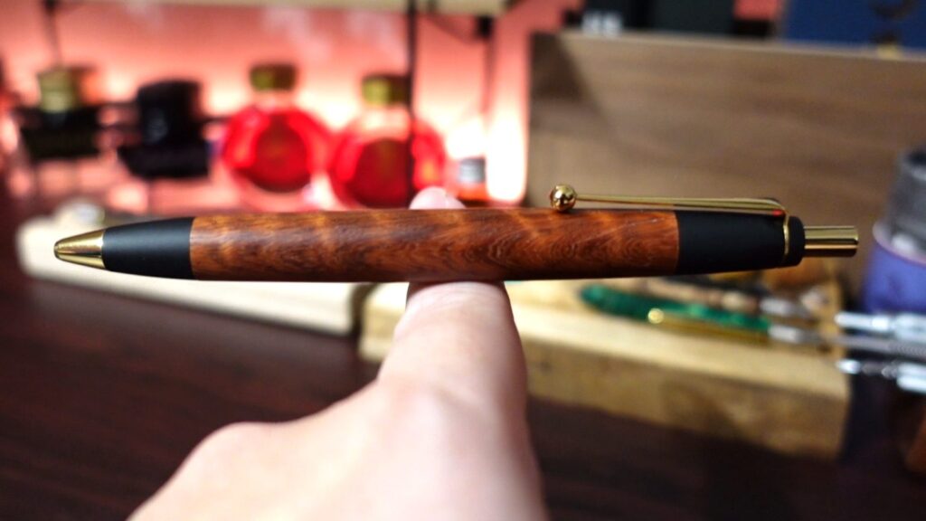 野原工芸 新型 本花梨虎杢 シャープペンシル 旧クリップ 【公式通販】