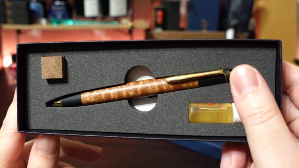 野原工芸 サペリ杢 スタンダードボールペン BP 野原工芸】サペリ杢