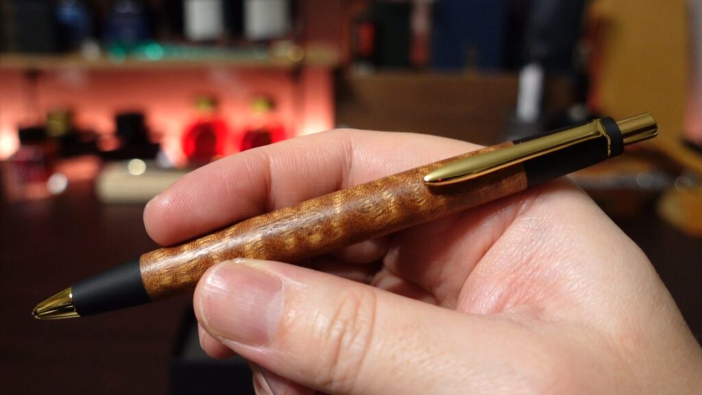 野原工芸 サペリ杢 スタンダードボールペン BP 野原工芸】サペリ杢