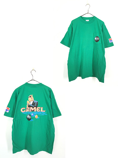 90s CAMEL ポケットTシャツ プロモ 状態良レア 企業 marlboro