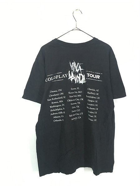 古着 00s COLDPLAY 「VIVA LA VIDA」 ツアー オルタナ ロック バンド T