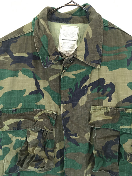 古着 70s 米軍 USMC 「Hot Weather」 リーフ カモ 迷彩 ジャングル