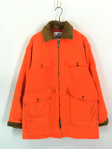 古着 70s USA製 WoolRich レスキュー オレンジ パデッド ハンティング