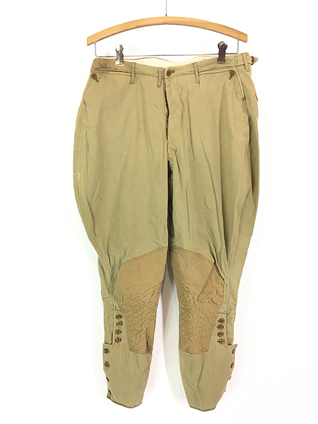 古着 30s 針刺し アジャスター 2tone コットン チノ ジョッキー