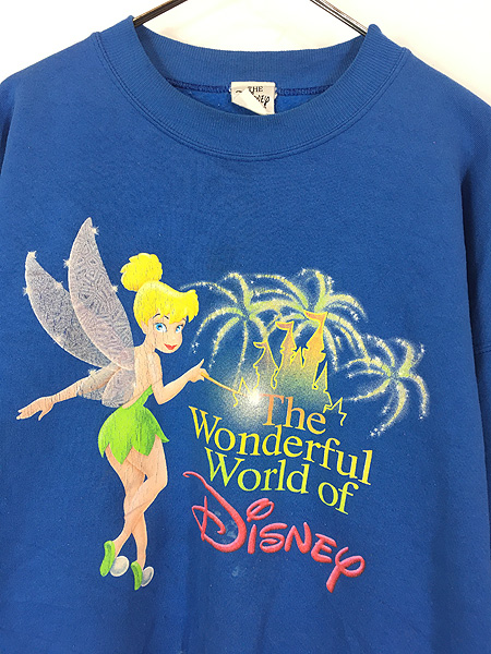 古着 90s USA製 Disney Tinkerbell ティンカーベル スウェット
