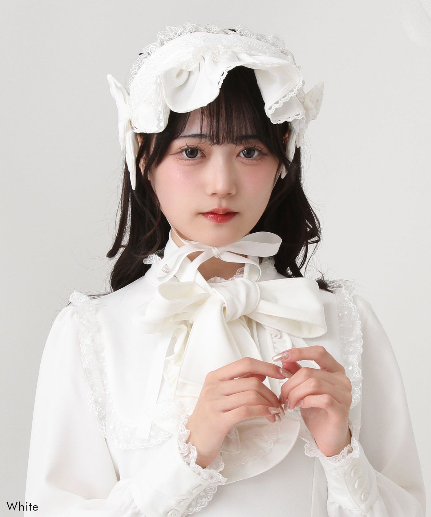 イノセントワールド フルールヘッドドレス 新色 ミルク×生成 Innocent