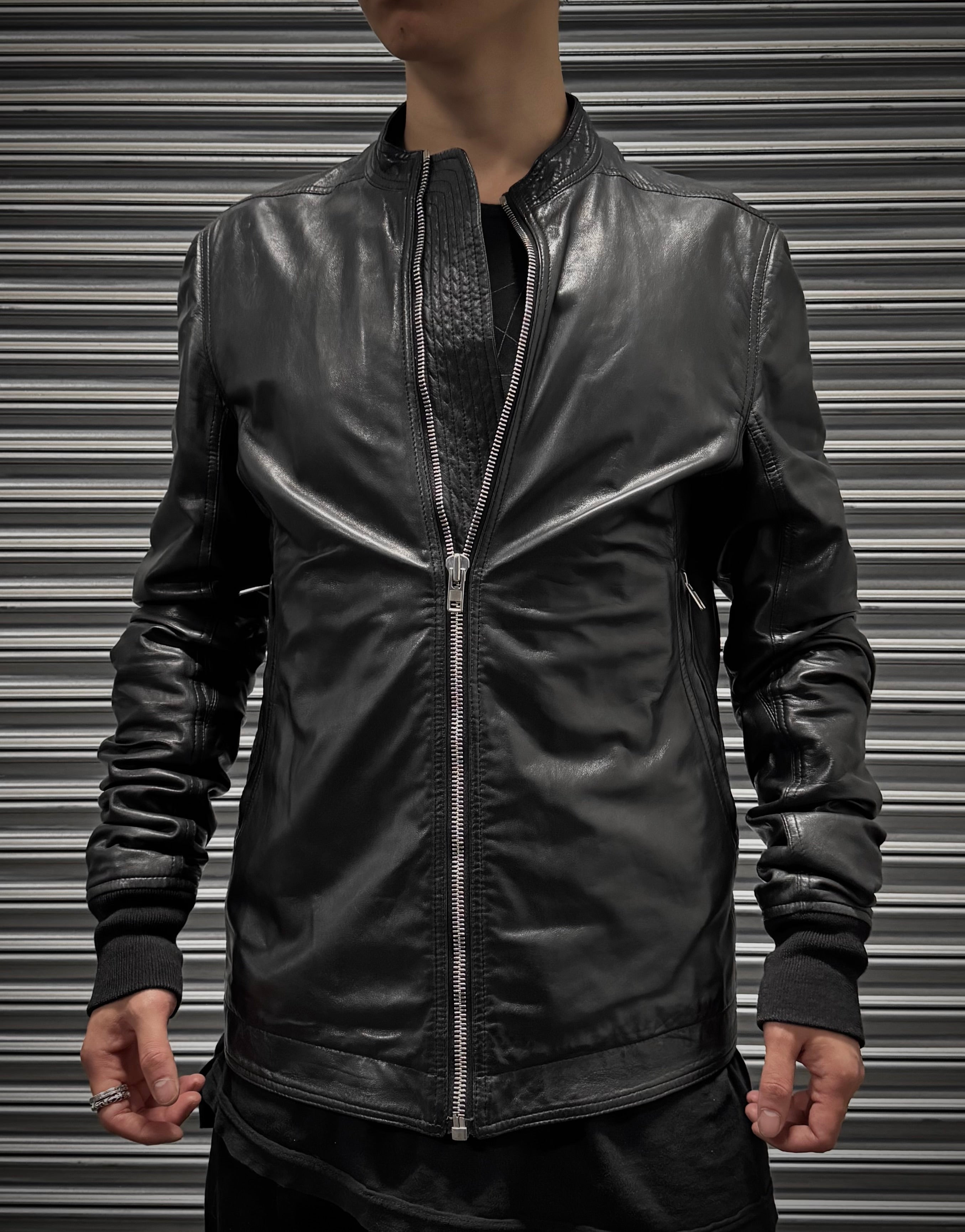Rick Owens SS15 “FAUN” Calfskin Leather Sternberg Rider Jacket – DRIEW