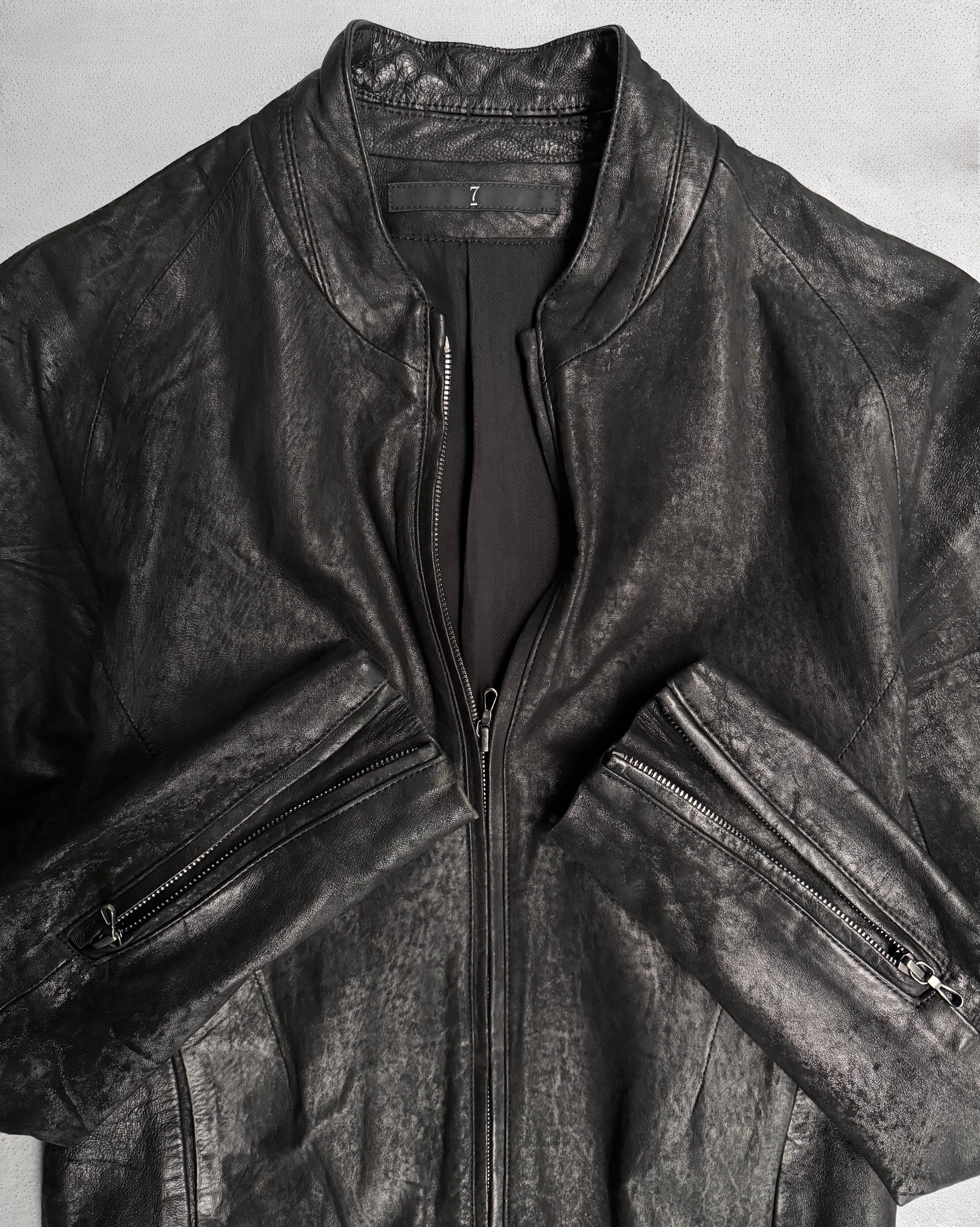 Julius_7 SS13 “vandalism:” Distressed Lambskin Leather Single