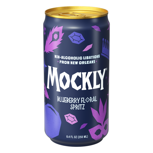 Blueberry Floral Spritz Mockly Mocktail – Drink Mockly