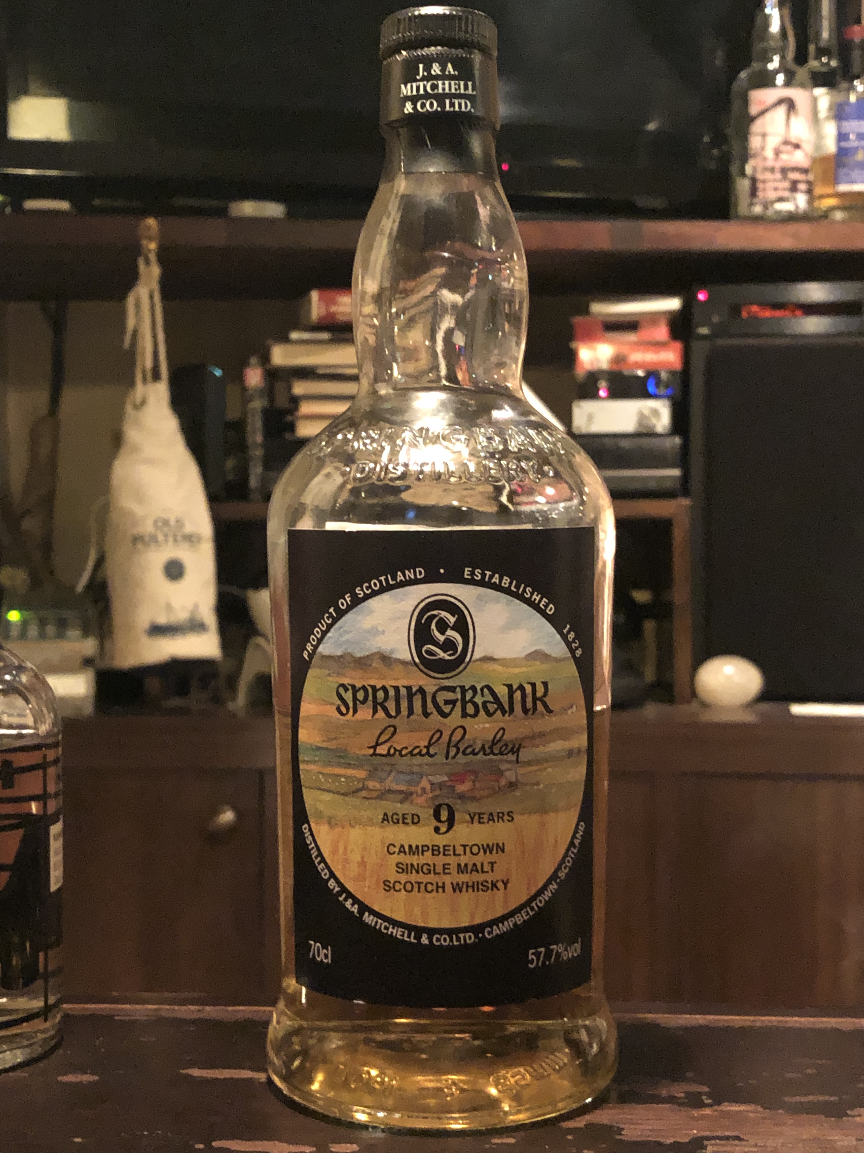 スプリングバンク 2009 – 2018, 9年 57.7% ローカルバーレイ