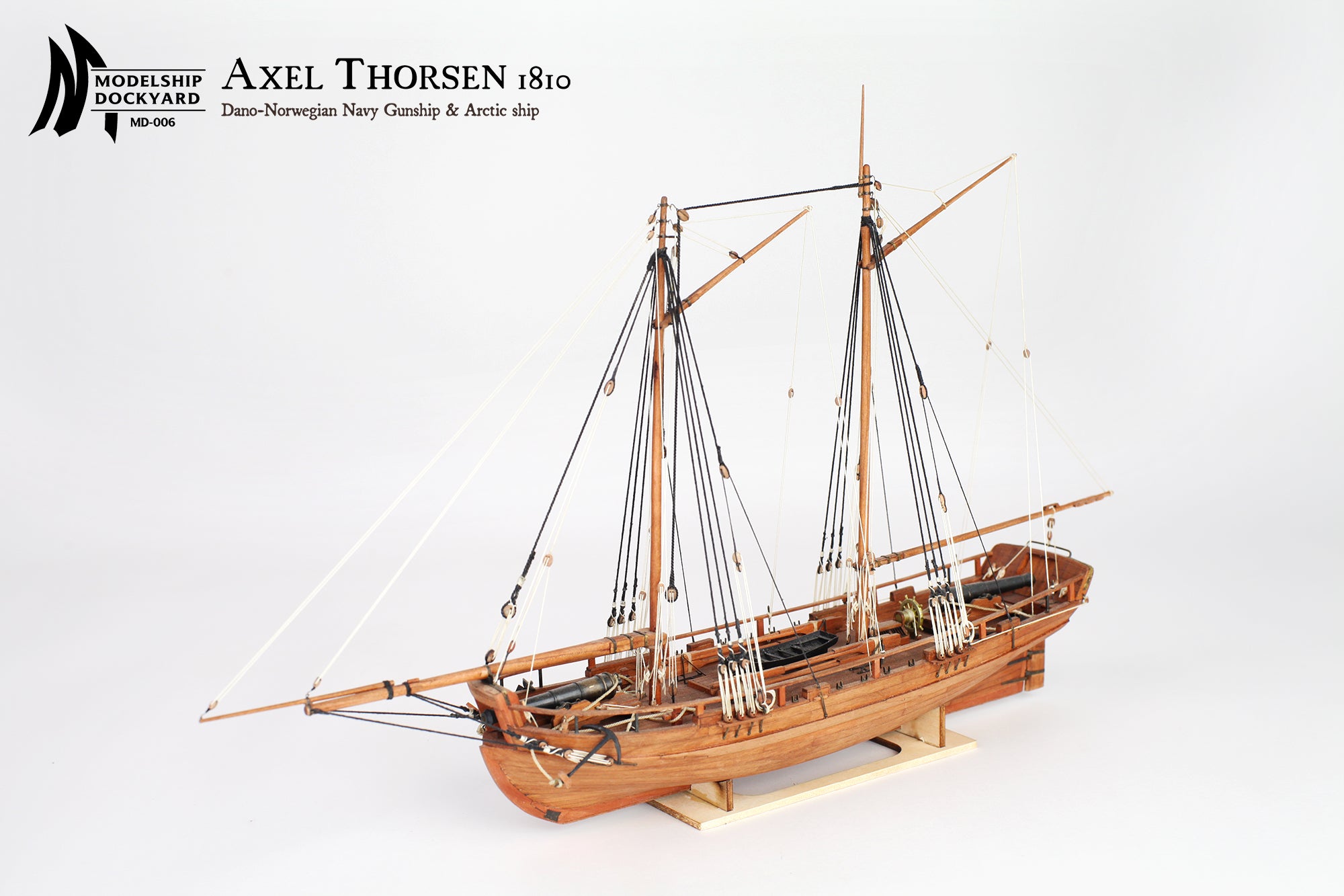 Axel Thorsen 1810 Dane - Norwegian Schooner 1:72 – Dry-Dock Models